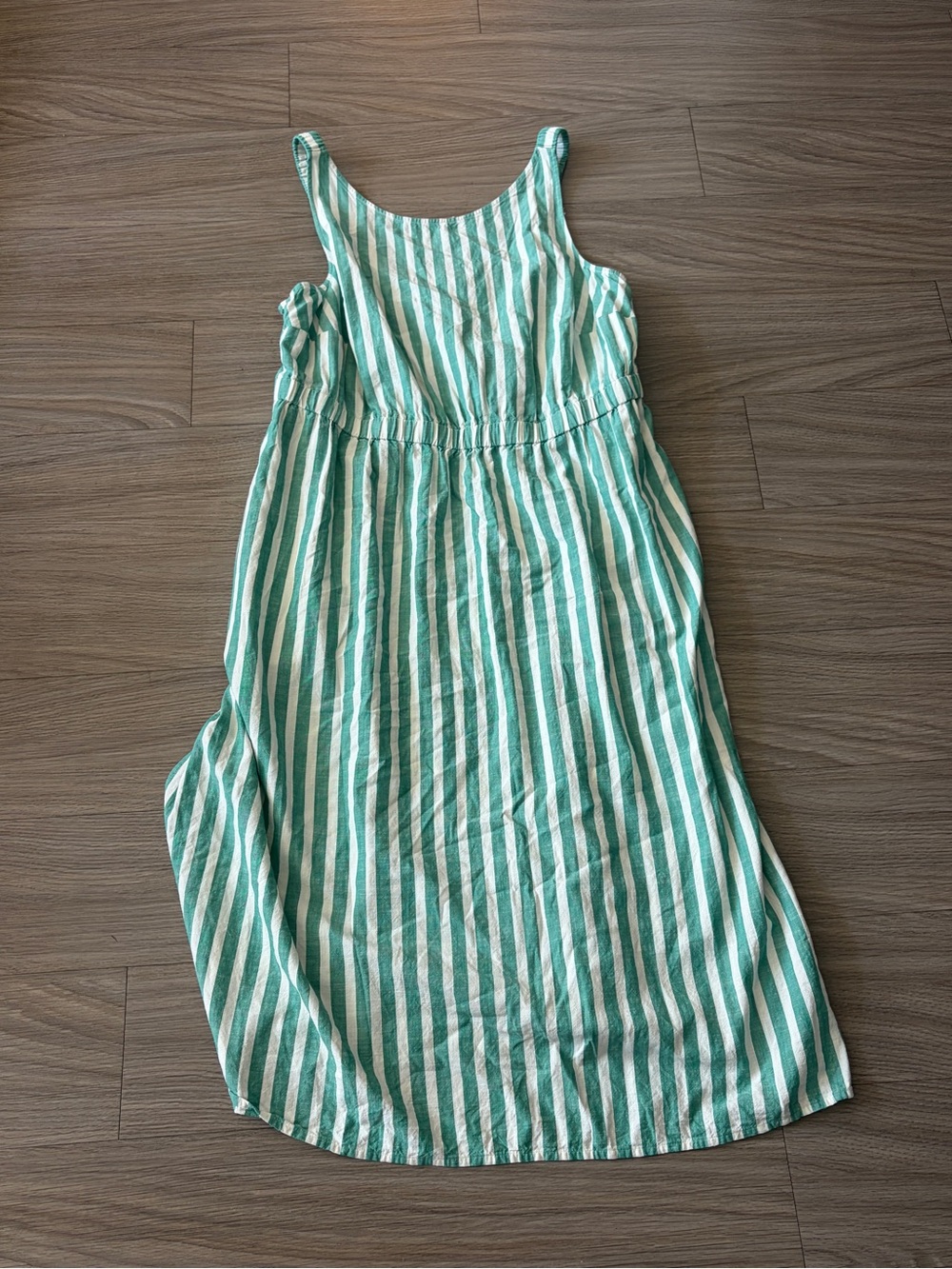 Universal Thread Teal and White Striped Maxi Dress